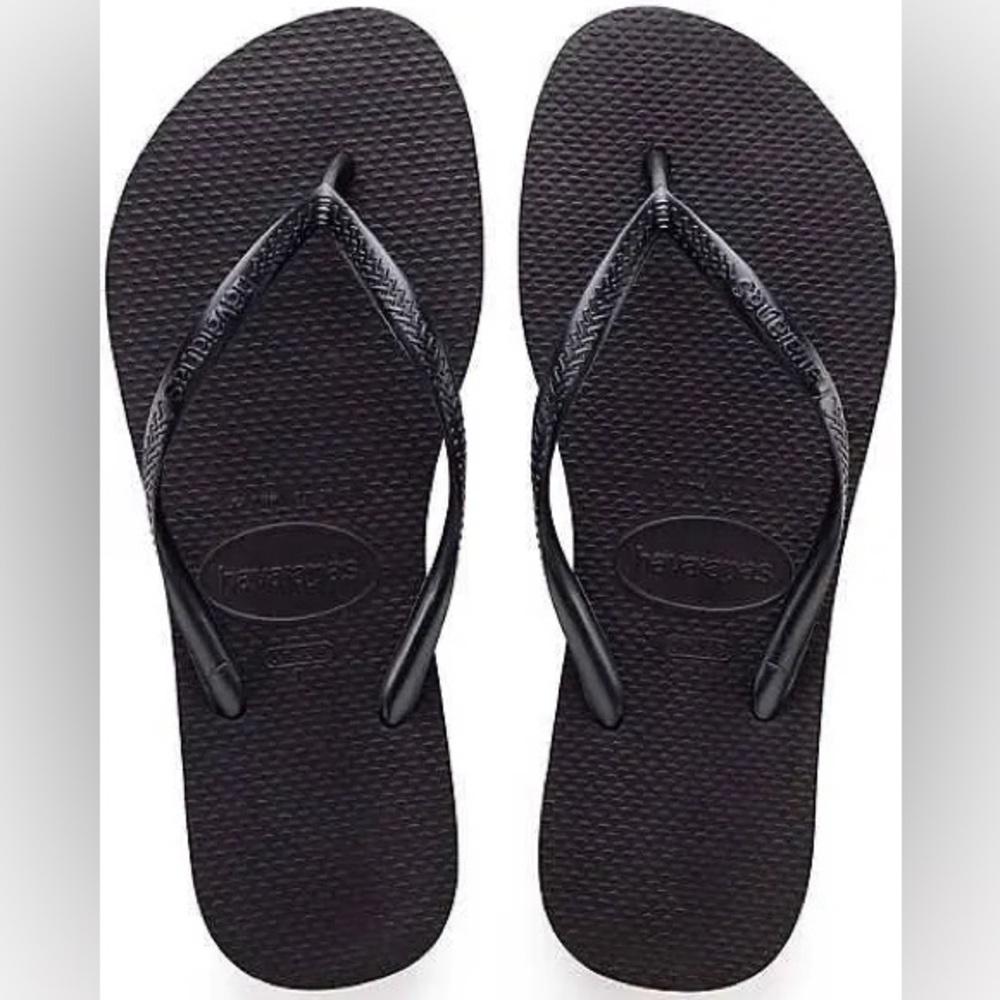 Havaianas Black Slim Flip Flops
